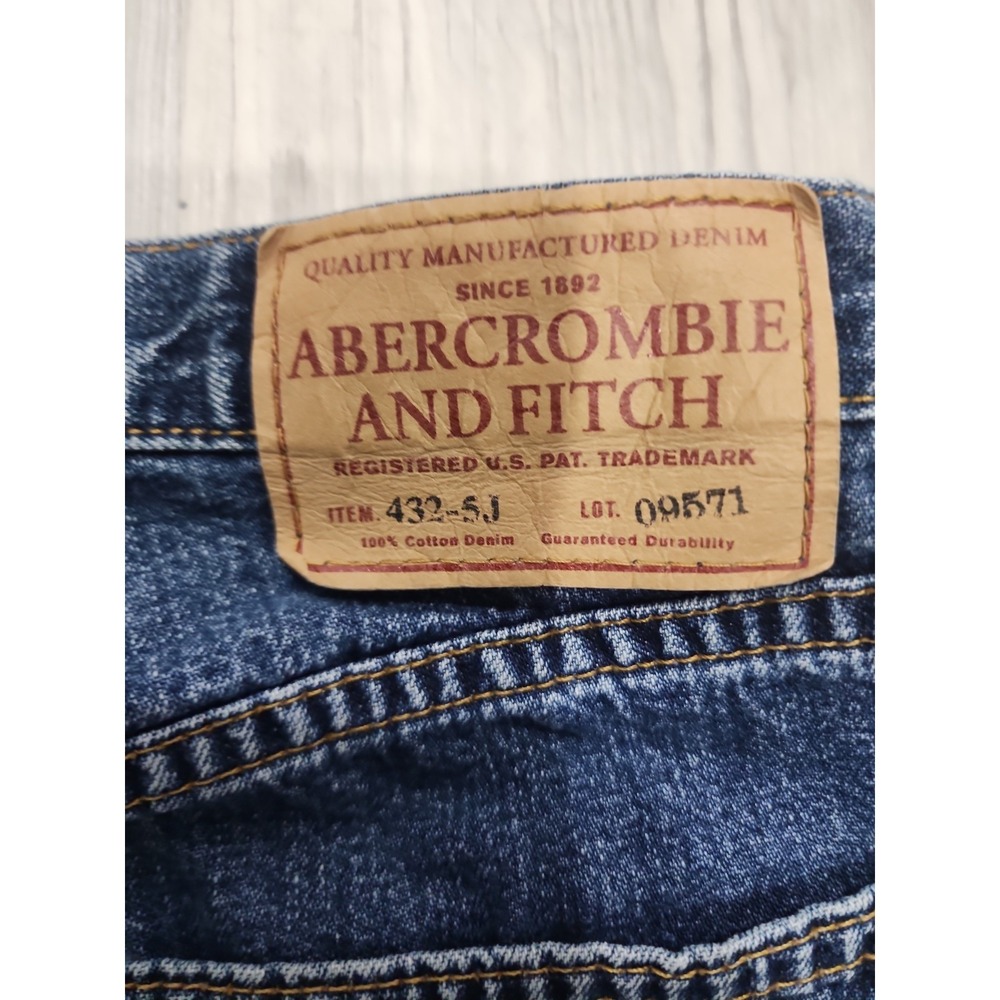 Vintage Abercrombie Made In USA Men's 28x32 Button Fly Denim Jeans - Picture 3 of 9